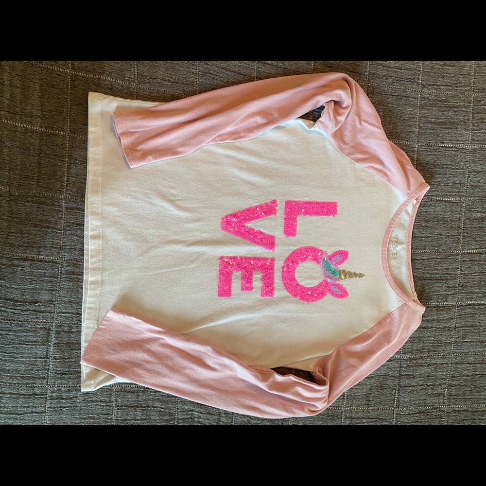 Girls size 10/12 Children’s Place long sleeved T-shirt